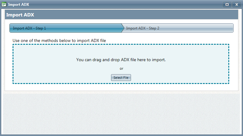 Import ADX Window